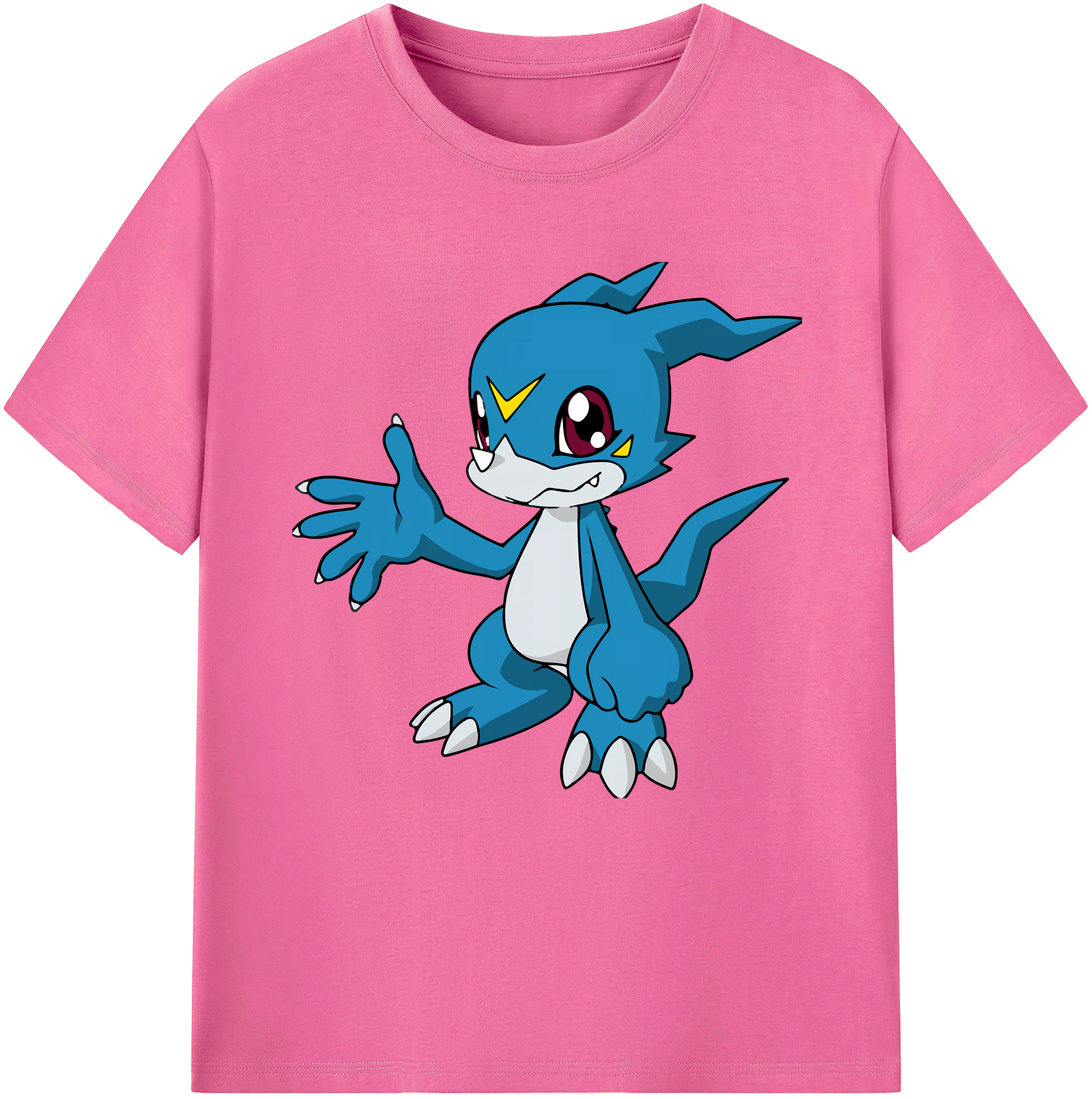 （画像用） Digimon デジタルモンスター/デジモン レディースカジュアルプリントTシャツ（綿100％）